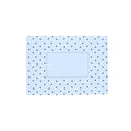 Enveloppe blanche cœurs noirs - image 1
