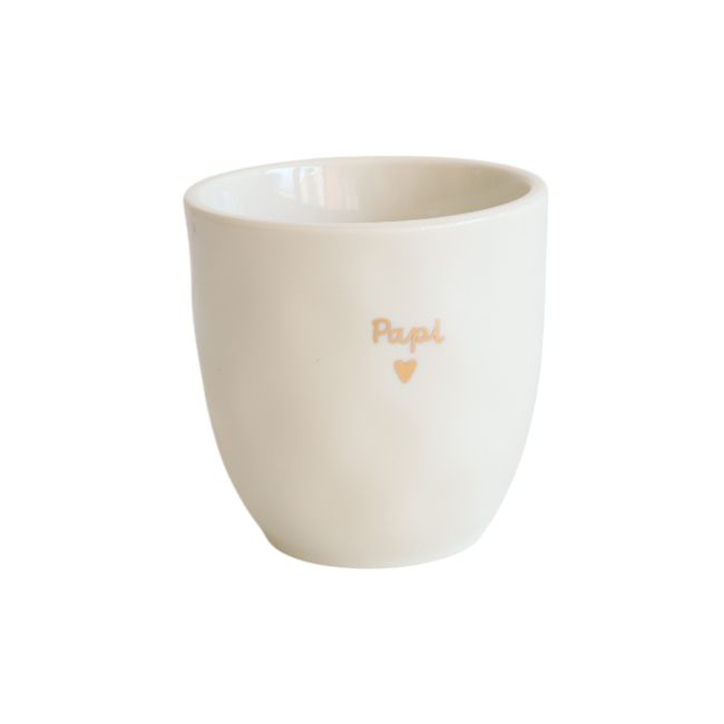 Tasse à café papi cœur doré - image 1