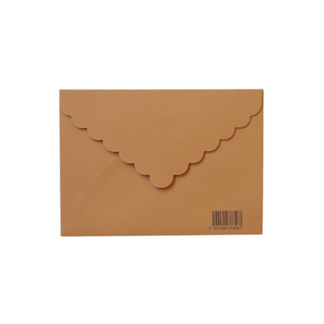Enveloppe carte de vœux beige - image 2