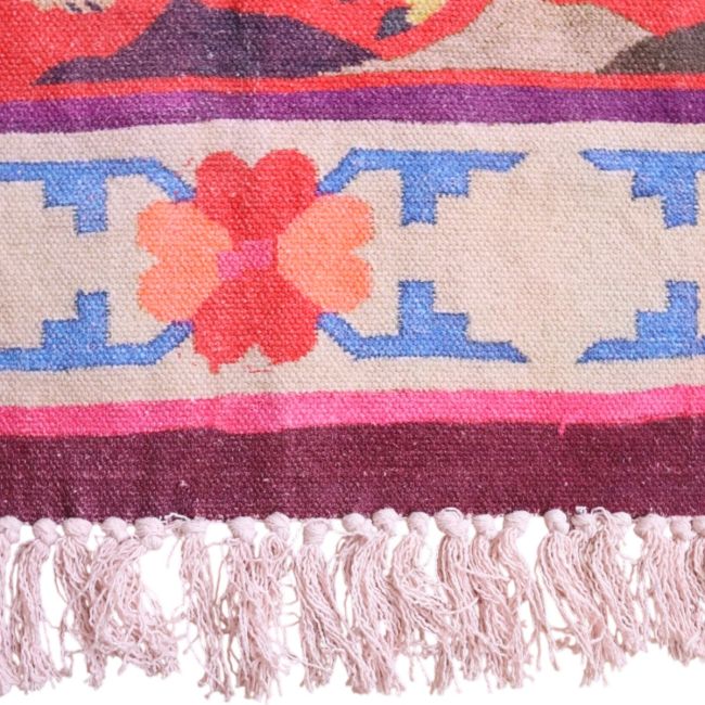 Tapis en coton animaux indiens - image 4