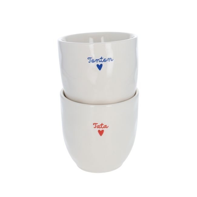 Tasse à café  Tata  cœur rouge en céramique - image 2