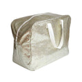 Grand sac de rangement à paillettes dorées - image 1