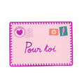 Carte de vœux enveloppe rose cœur pour toi - image 1