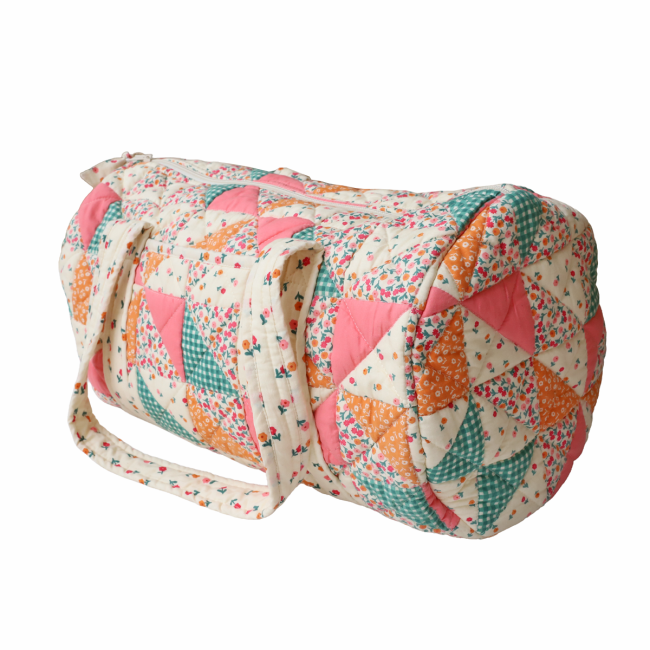 Sac à langer patchwork fleuri - Dans la ferme - image 4
