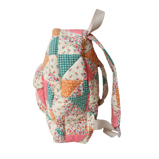 Sac à dos enfant patchwork fleuri - Dans la ferme - image 4