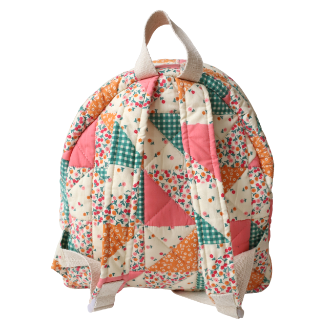Sac à dos enfant patchwork fleuri - Dans la ferme - image 3