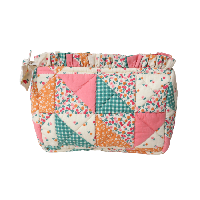Trousse de toilette patchwork fleuri - Dans la ferme - image 2