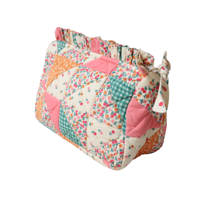 Trousse de toilette patchwork fleuri - Dans la ferme - image 4
