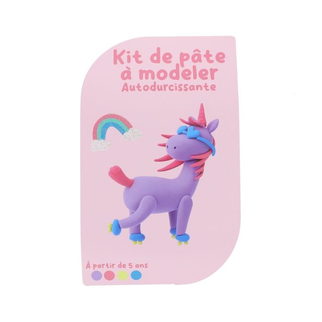 Kit créatif pâte à modeler autodurcissante - Licorne Roller - image 1