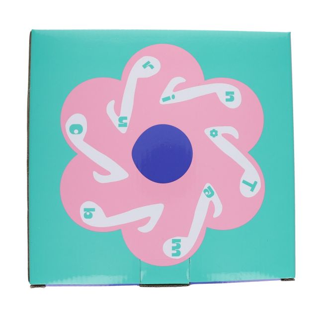 Tambourin cymbalettes fleur rose - image 2