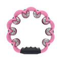 Tambourin cymbalettes fleur rose - image 1