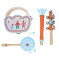 Set de 4 instruments de musique en bois - image 1