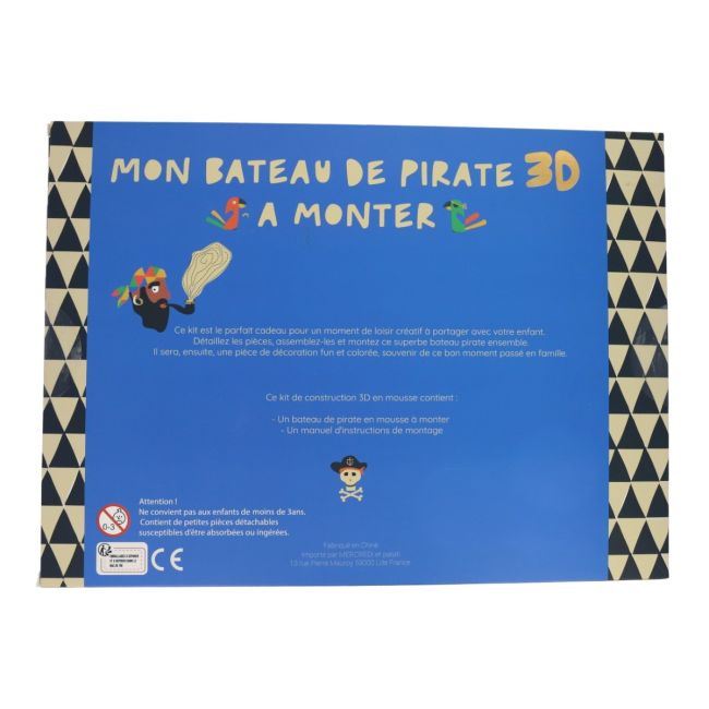 Maquette de construction bateau pirate 3D - image 2
