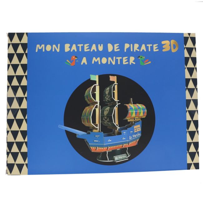 Maquette de construction bateau pirate 3D - image 1