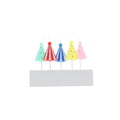 Lot de 5 bougies chapeaux de fête - image 1