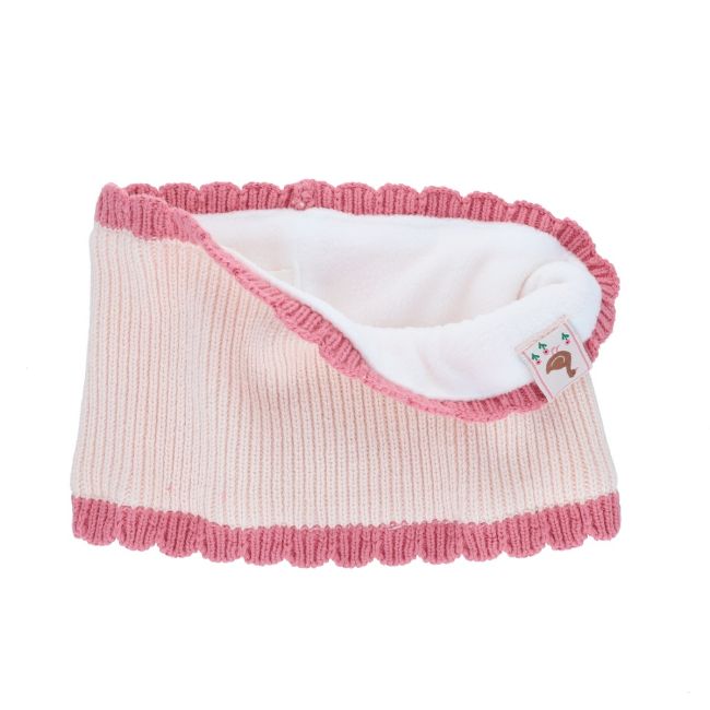 Tour de cou bébé rose pâle - Dans la Ferme - image 2