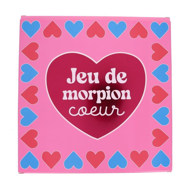 Jeu de morpion cœurs roses et bleus - Marguerite - image 1