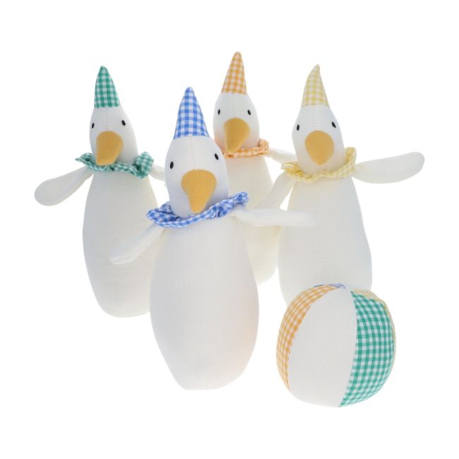 Jeu de quilles d'éveil peluches Oies - Dans la ferme - image 4