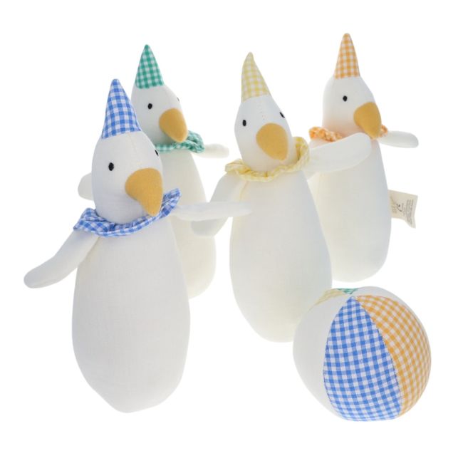 Jeu de quilles d'éveil peluches Oies - Dans la ferme - image 2