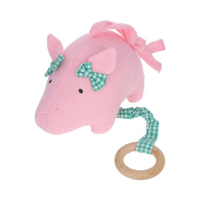 Peluche musicale cochon - Dans la ferme - image 1