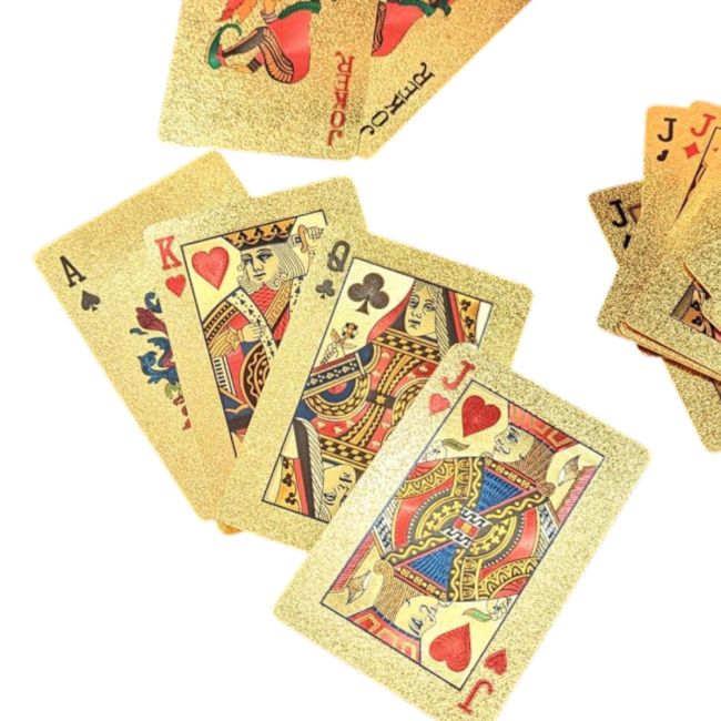 Jeu de 54 cartes doré - La bonne aventure - image 4