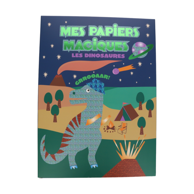 Kit créatif papier magique - Dinosaures - image 1