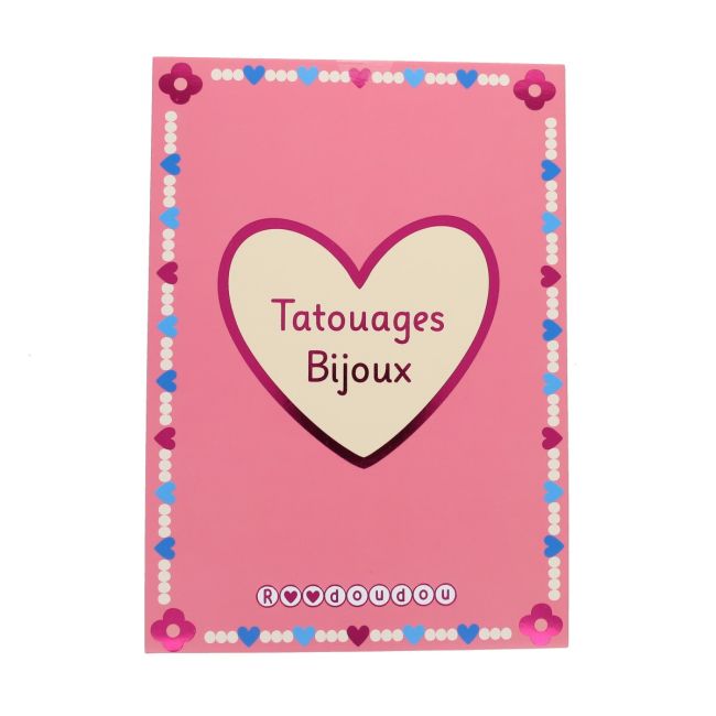 Set de 2 planches de tatouages temporaires - Marguerite - image 1