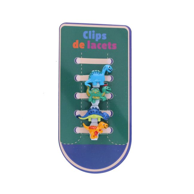 Lot de clips à lacets - Dinosaures - image 1