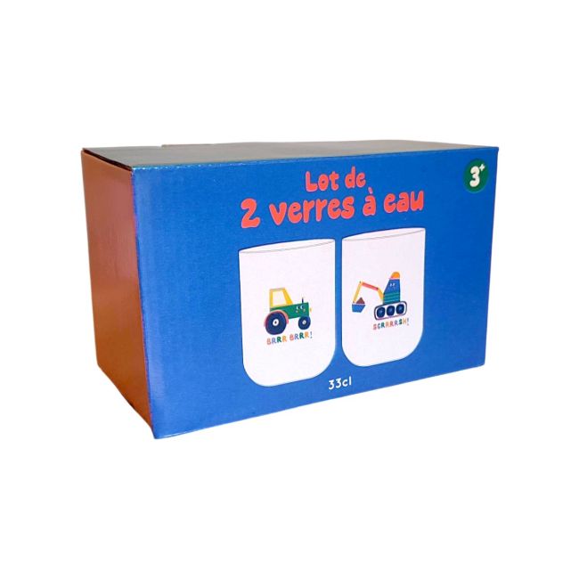 Lot de 2 verres à eau enfant - Bip bip ! - image 3