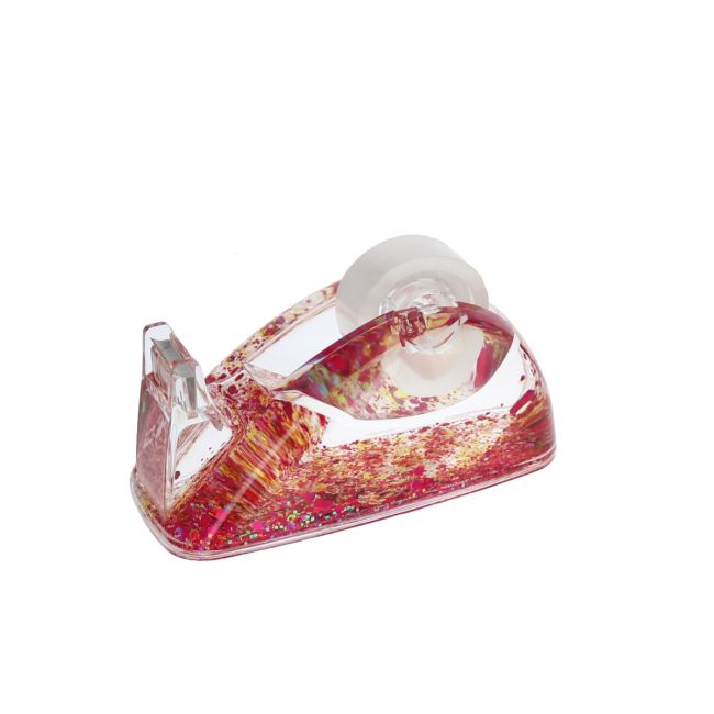 Dévidoir de ruban adhésif à paillettes roses - image 2