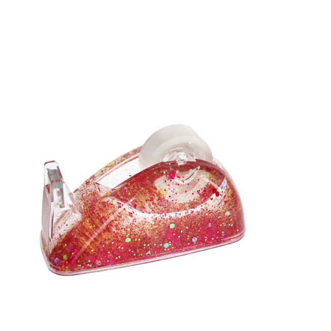 Dévidoir de ruban adhésif à paillettes roses - image 3